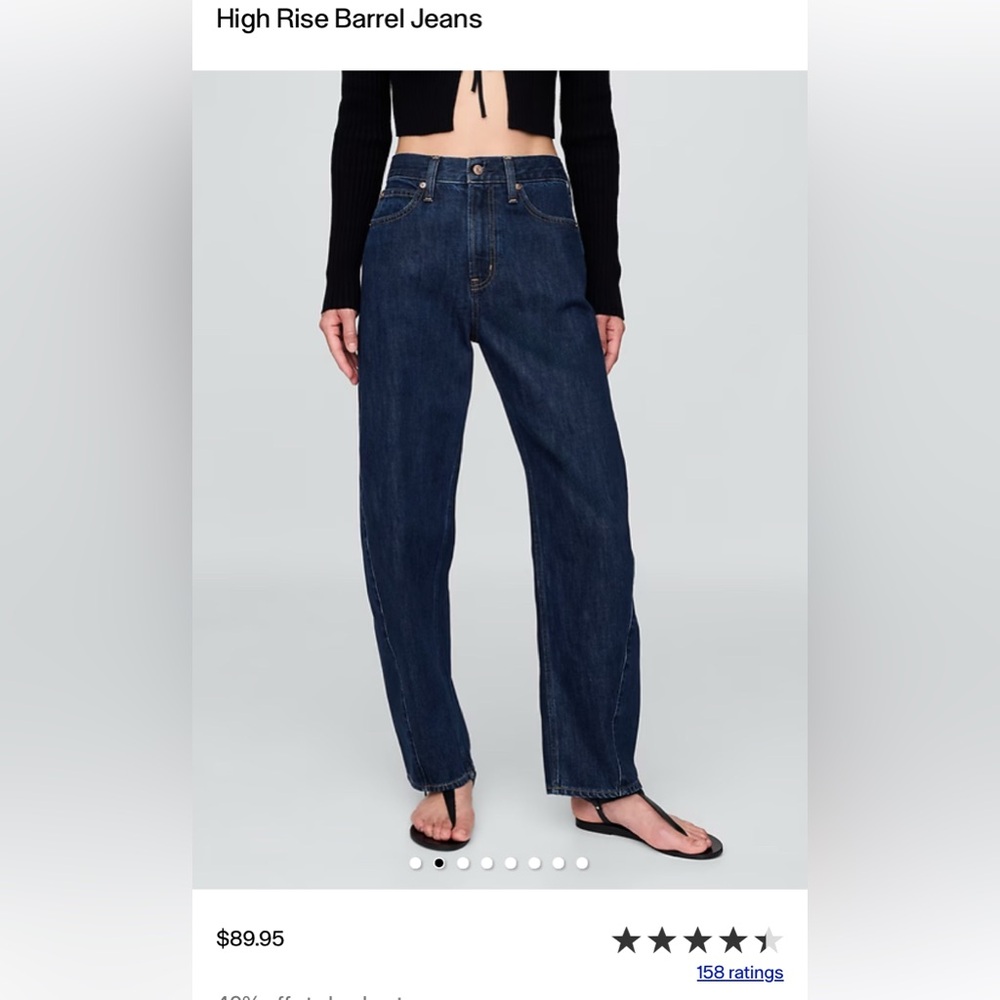 GAP Women's High Rise Jeans - Deep Blue